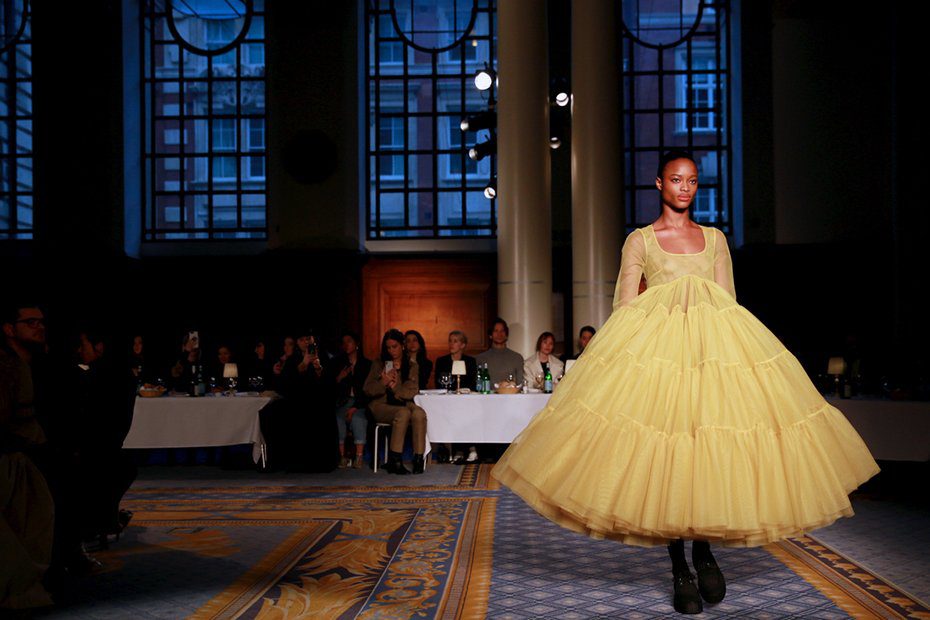 Molly Goddard London Fashion Week 2020 Show at Central Hall Westminster