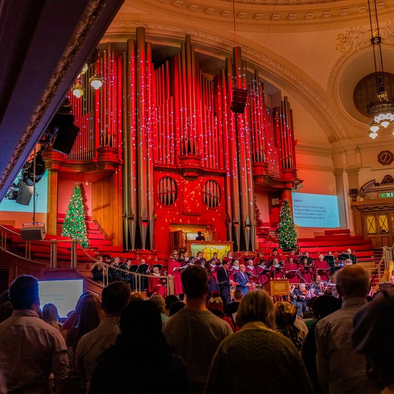Carol concert in the Great Hall