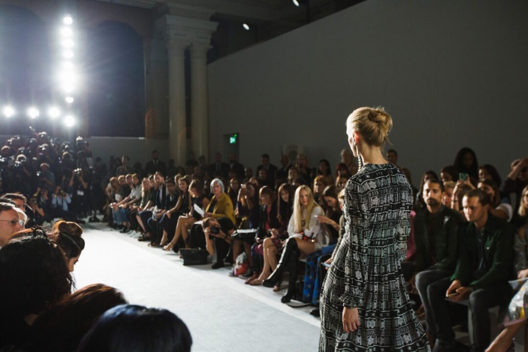 Fashion show at Central Hall Westminster