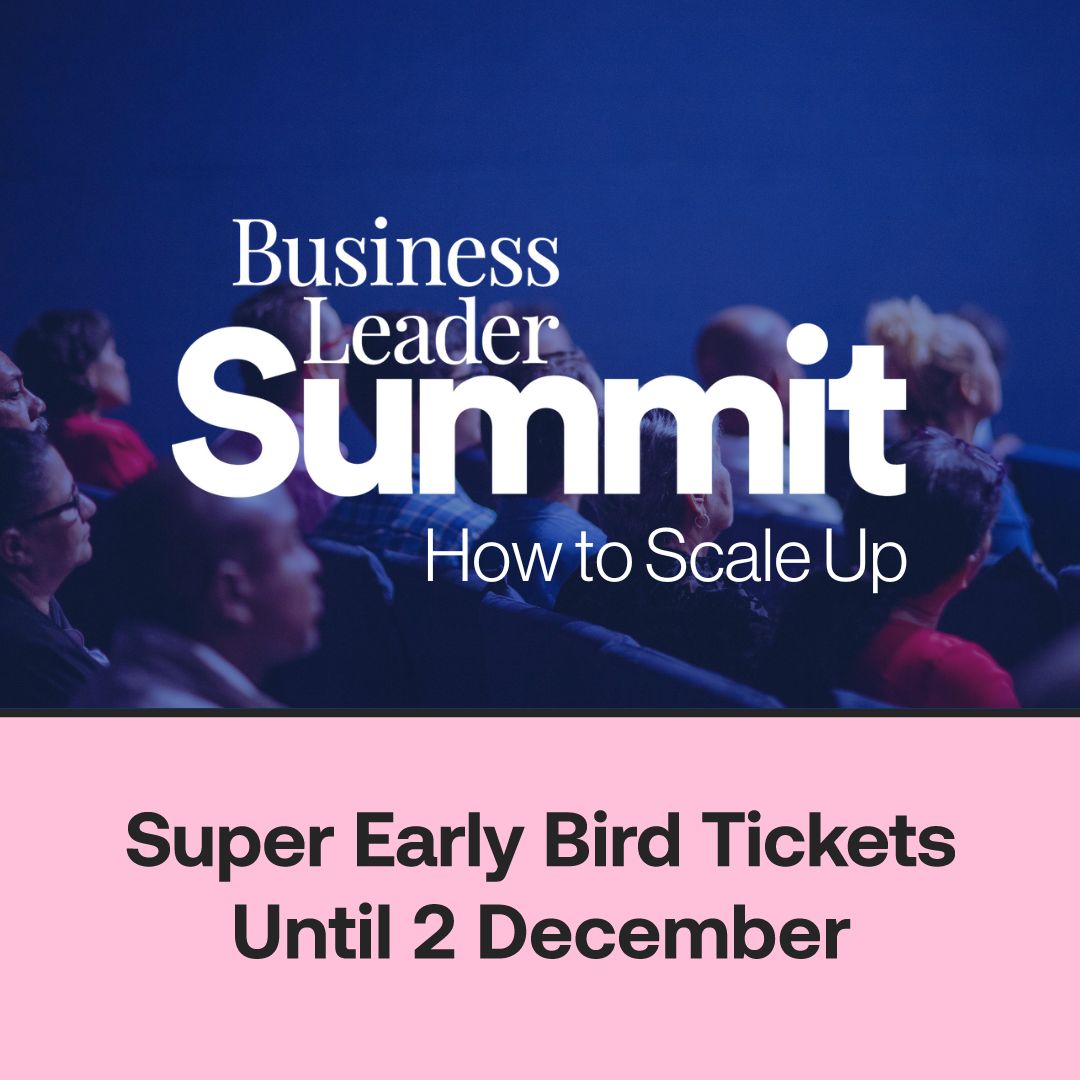 A poster for the Business Leader Summit